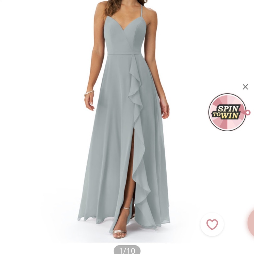 Azazie Naeem Dolphin Grey